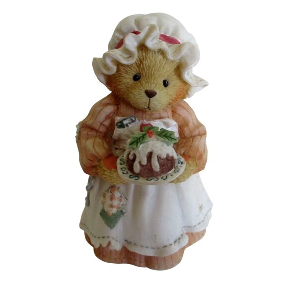 Vintage Cherished Teddies Mrs. Cratchit Figurine Holiday Collectible Decor - Picture 2 of 7